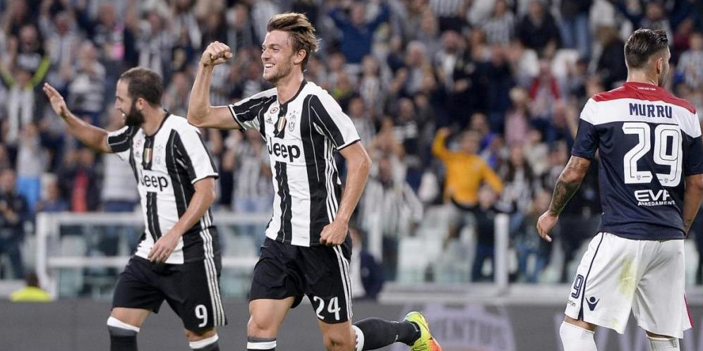 Bahagianya Rugani Usai Cetak Gol Untuk Juventus