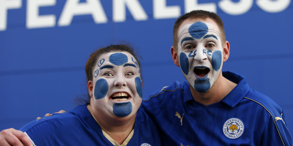 Kembali Menang, Ranieri Puji Dukungan Fantastis Fans Leicester