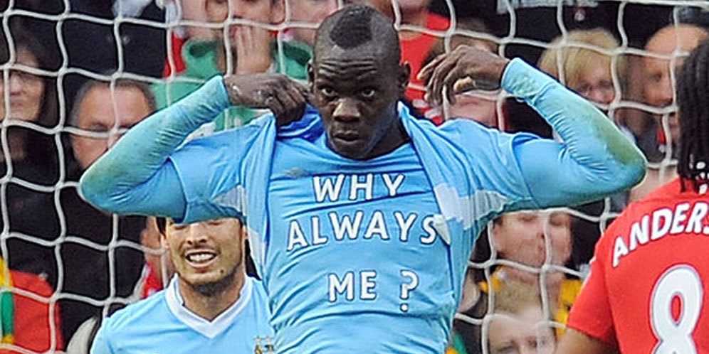 Terungkap, Kisah di Balik 'Why Always Me' Balotelli