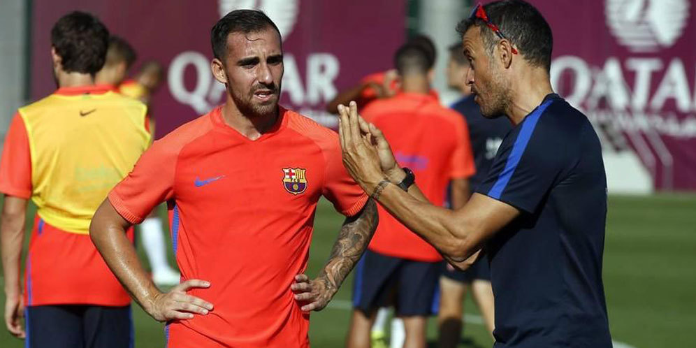 Paco Alcacer Bisa Bantu Barca Raih Juara