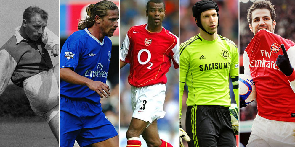 10 Pemain Yang Pernah Berseragam Arsenal dan Chelsea