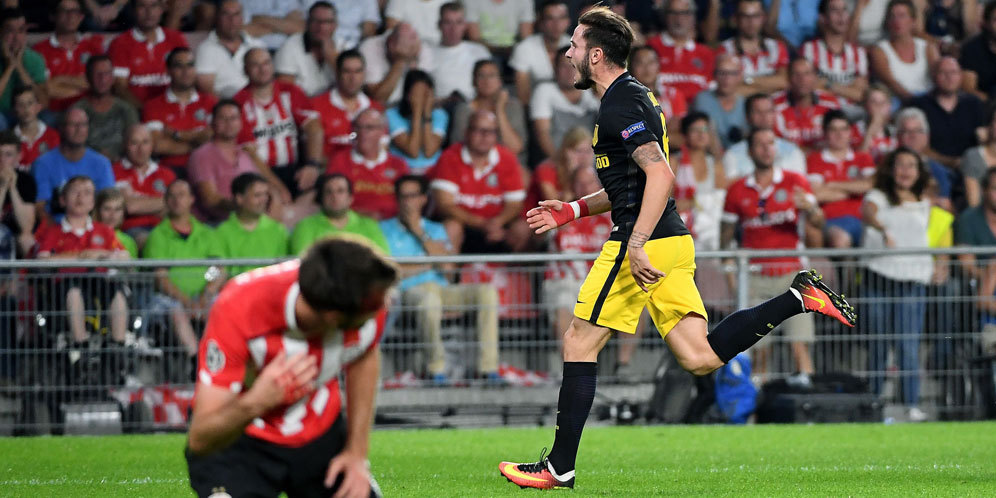 Highlihgts Liga Champions: PSV 0-1 Atletico Madrid