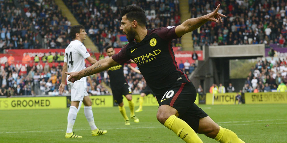 Hasil Pertandingan Swansea City vs Manchester City: 1-3