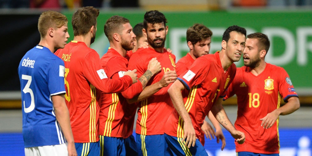 Hasil Pertandingan Spanyol vs Liechtenstein: Skor 8-0