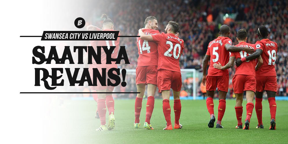 Prediksi Swansea City vs Liverpool 1 Oktober 2016