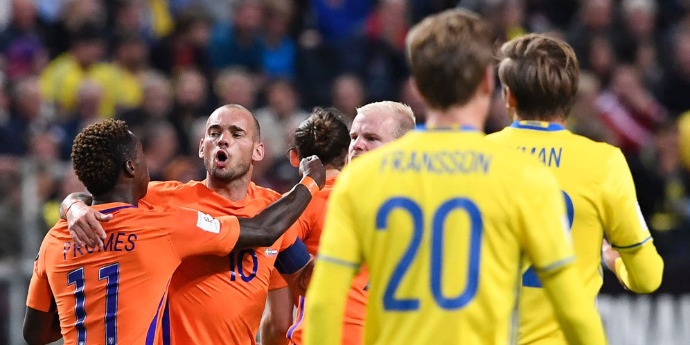 Highlights Kualifikasi Piala Dunia 2018: Swedia 1-1 Belanda