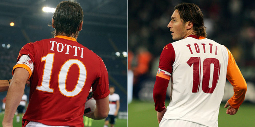 Totti, Gladiator Dengan Nomor 10 di Punggungnya