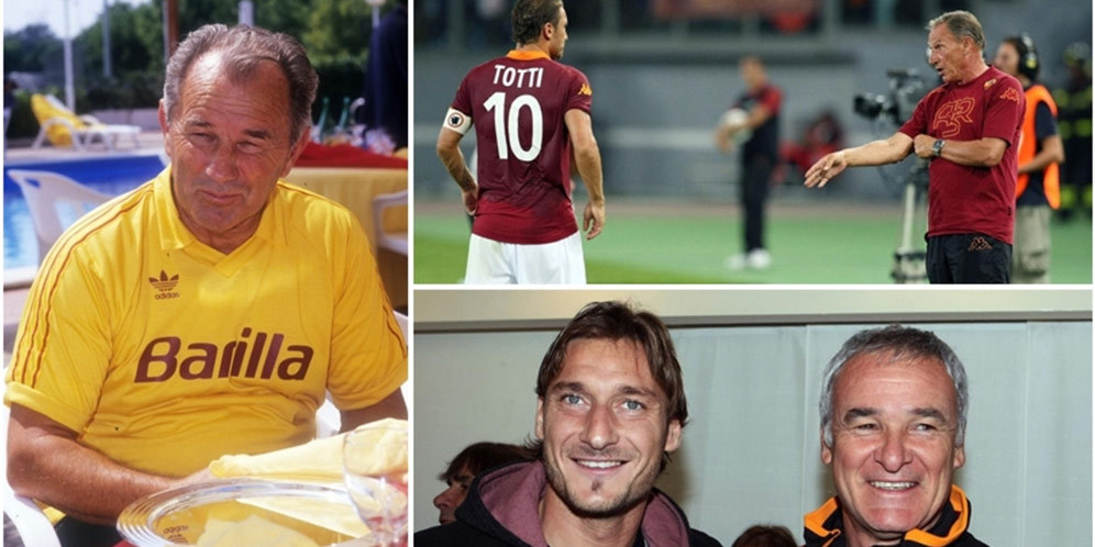 Totti dan Para Pelatih Yang Pernah Jadi Saksi Kehebatannya