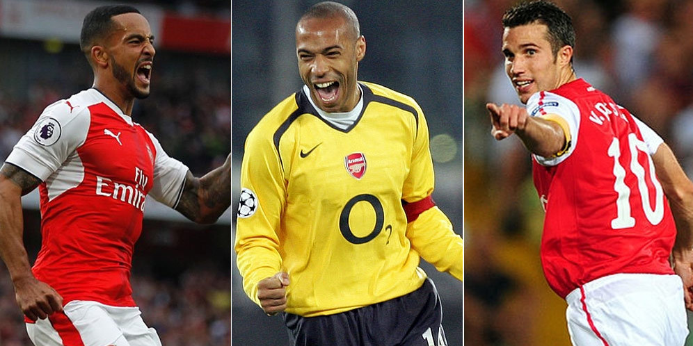 Walcott Kejar Van Persie dan Henry