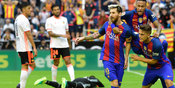 Hasil Pertandingan Valencia vs Barcelona: 2 - 3