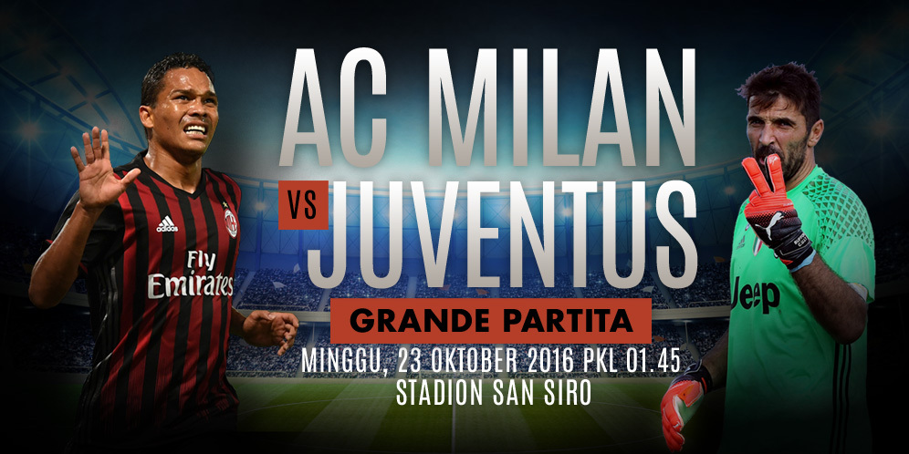 Prediksi AC Milan vs Juventus 23 Oktober 2016