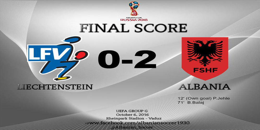 Highlights Kualifikasi Piala Dunia 2018: Liechtenstein 0-2 Albania