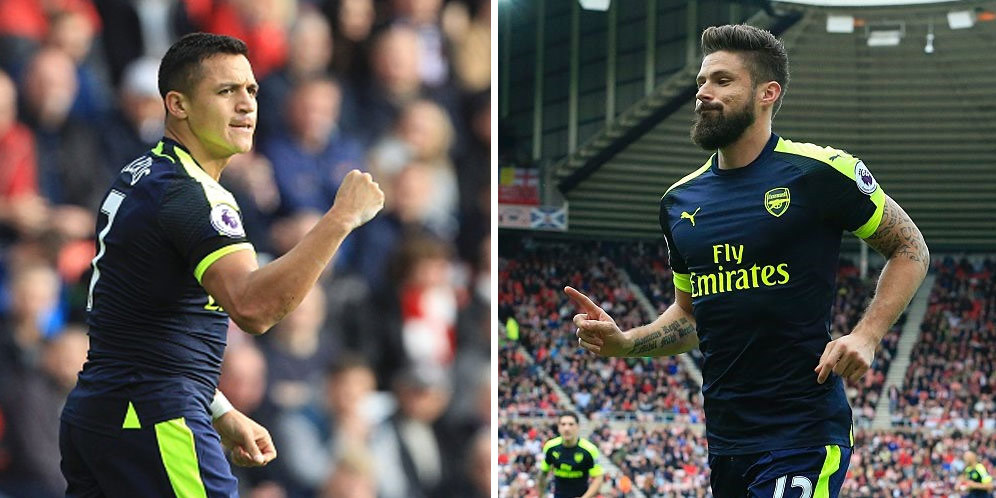 Giroud: Saya Bisa Duet dengan Alexis Sanchez