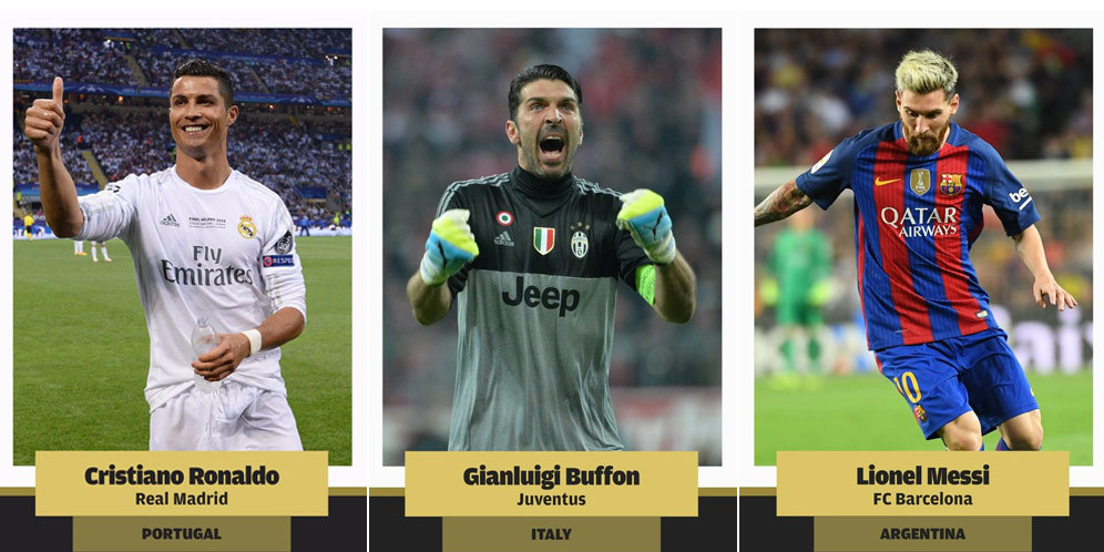 Galeri: Nominasi Ballon d'Or 2016 Didominasi Real Madrid