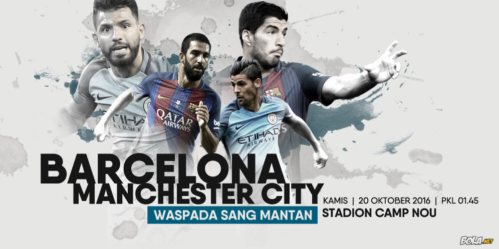 Prediksi Barcelona vs Manchester City 20 Oktober 2016