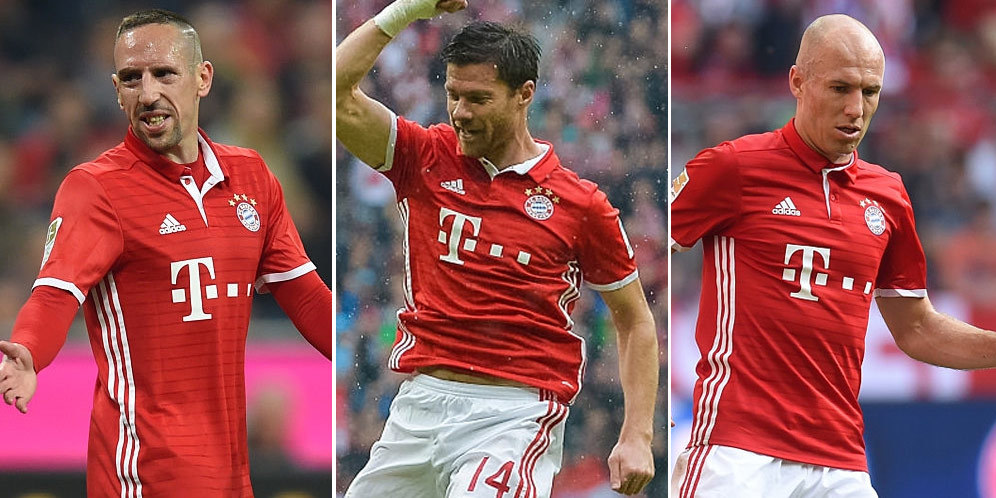 Ribery, Alonso, Robben Bakal Dilepas Bayern