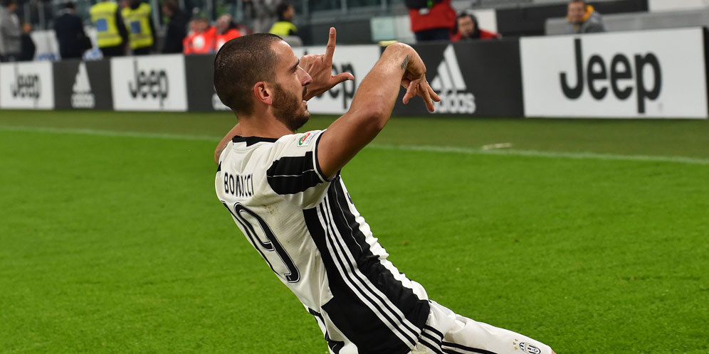 Bonucci dan Selebrasi Gol Untuk Keluarga