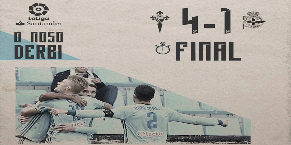 Highlights La Liga: Celta Vigo 4-1 Deportivo