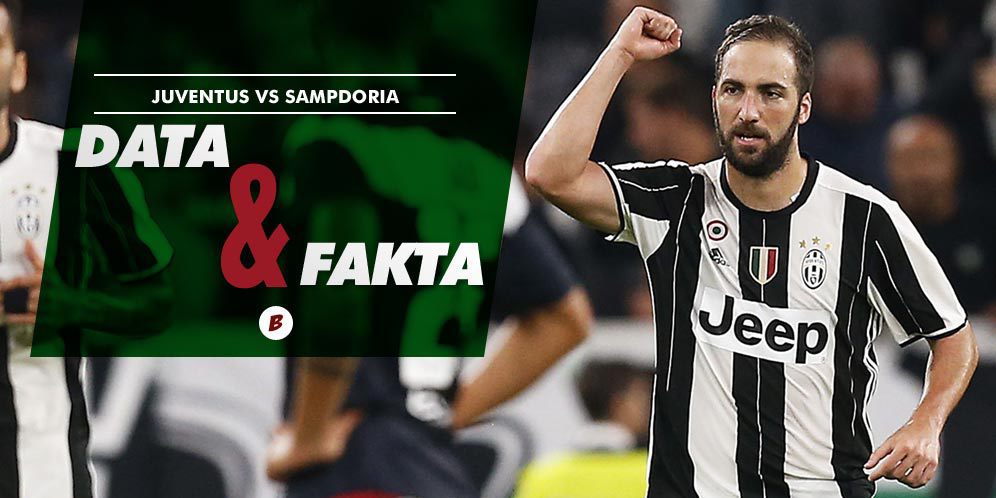 Data dan Fakta Serie A: Juventus vs Sampdoria