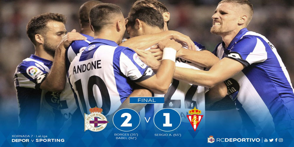 Highlights La Liga: Deportivo 2-1 Gijon