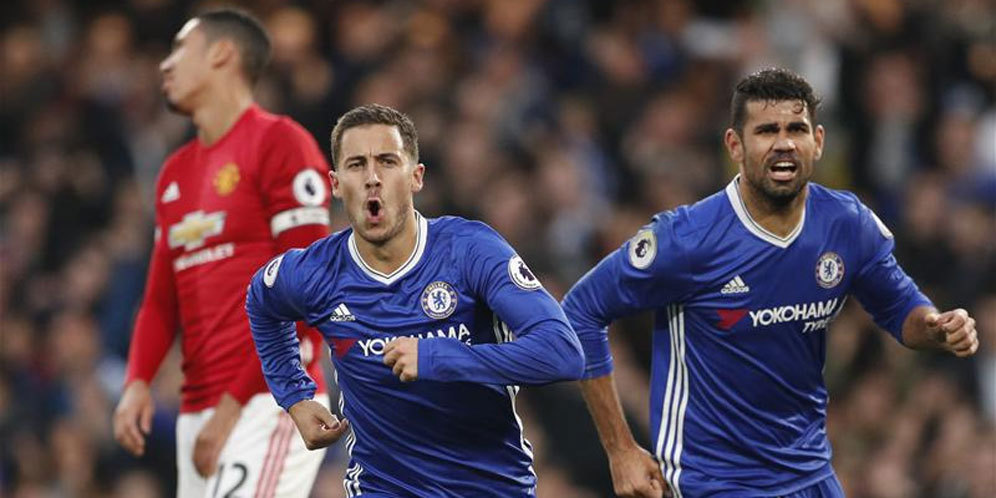 MU Dibantai Chelsea, Neville Puji Hazard