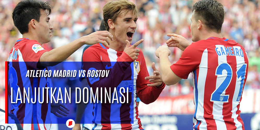 Prediksi Atletico Madrid vs Rostov 2 November 2016