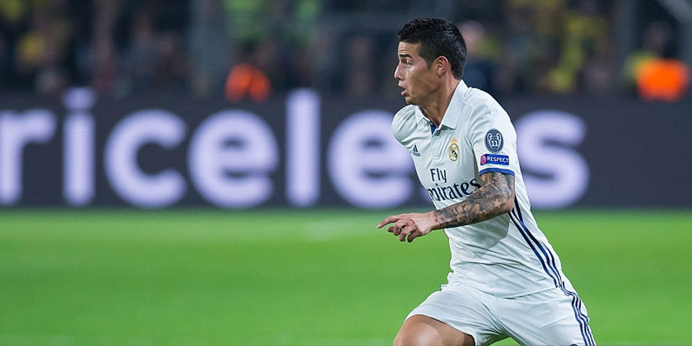 James Kembali, Ini Skuat Madrid Untuk Lawan Legia Warsawa