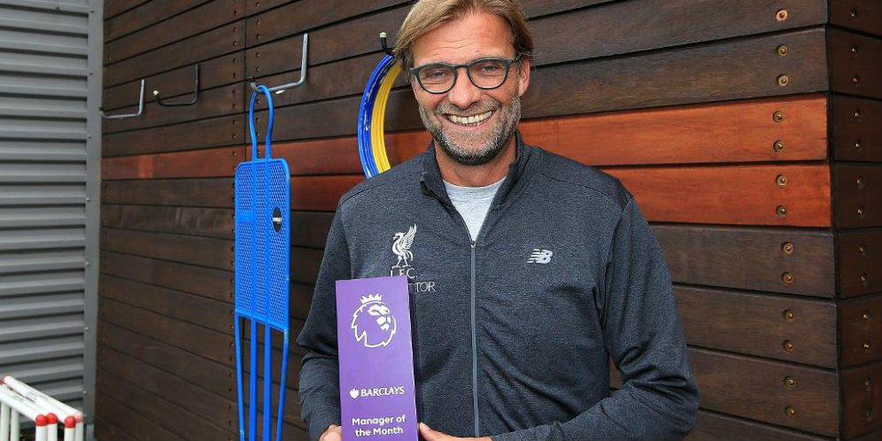 Klopp Senang Menangi Penghargaan Manager of the Month September