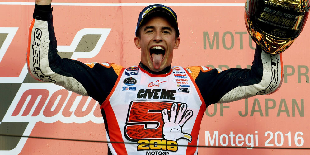 Belajar dari Rossi, Marquez Senang Juara di Hadapan Bos