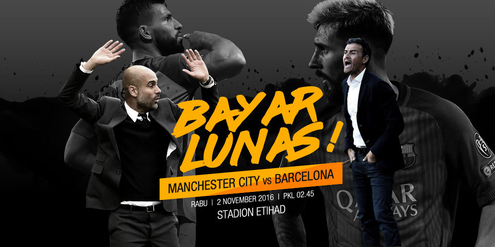 Mereka Yang Absen Saat Laga Man City vs Barcelona