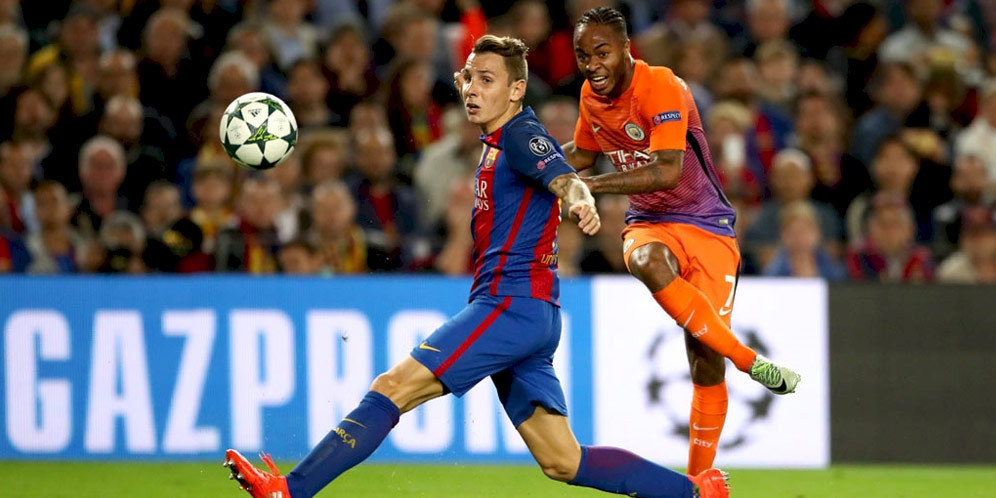 Sterling Bicara Pembantaian Man City di Camp Nou