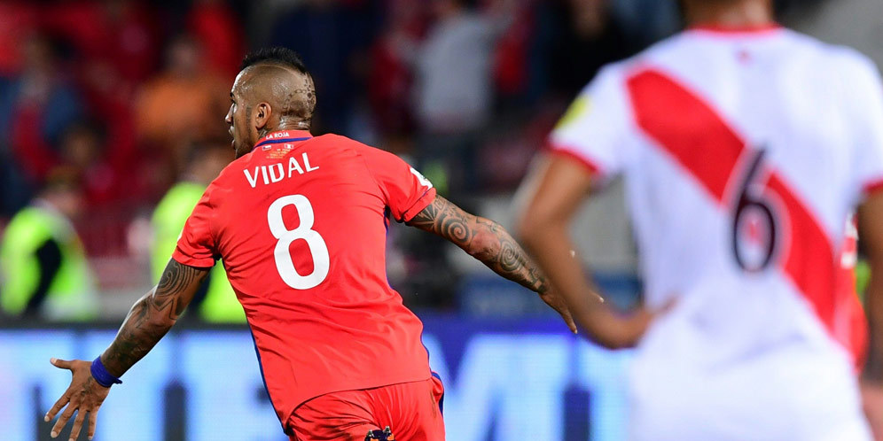 Highlights Kualifikasi Piala Dunia 2018: Chile 2-1 Peru