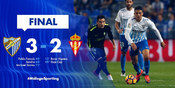 Highlights La Liga: Malaga 3-2 Gijon Highlights La Liga: Malaga 3-2 Gijon