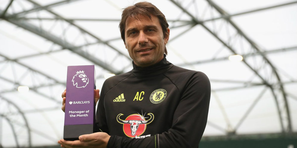 Conte Terpilih Sebagai Manager of the Month Bulan Oktober