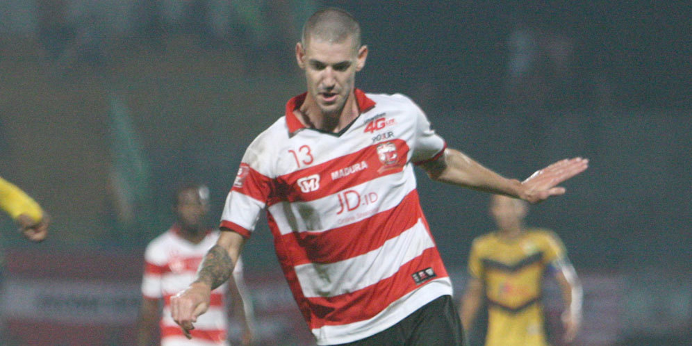 Melawat ke Makassar, Madura United Tanpa Dane Milovanovic