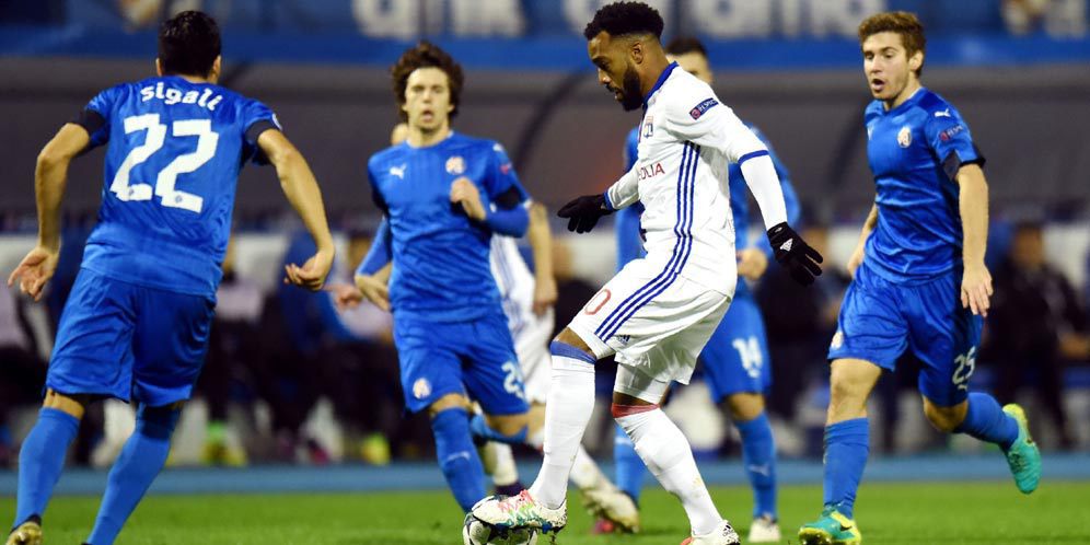 Highlights Liga Champions: Dinamo Zagreb 0-1 Lyon