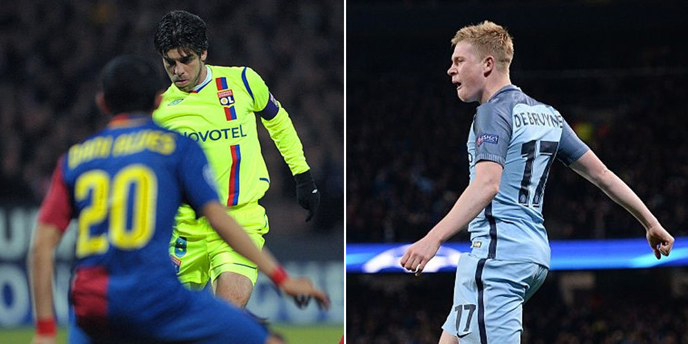 Free Kick vs Barcelona, Juninho 2009 - De Bruyne 2016