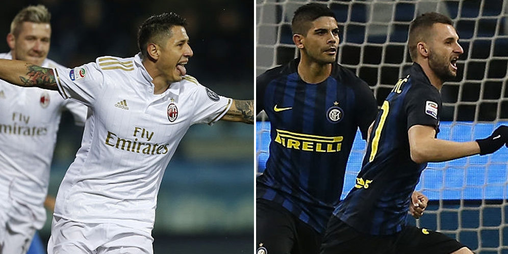 Milan & Inter 'Kompak' Cetak 4 Gol di Giornata Yang Sama