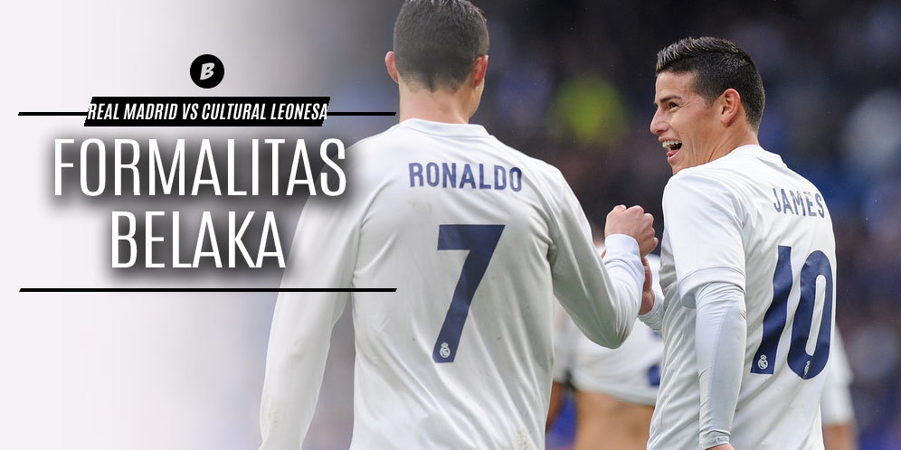 Prediksi Real Madrid vs Cultural Leonesa 1 Desember 2016