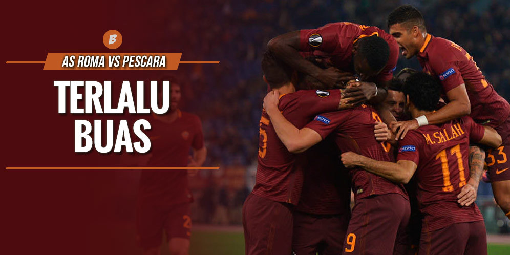 Data dan Fakta Serie A: AS Roma vs Pescara