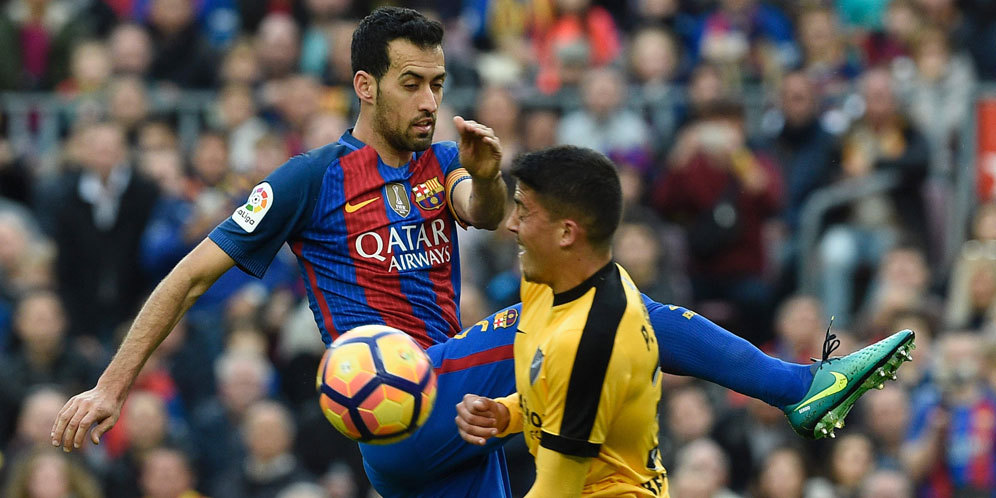 Imbang Lawan Malaga, Busquets Sebut Barcelona Tak Beruntung