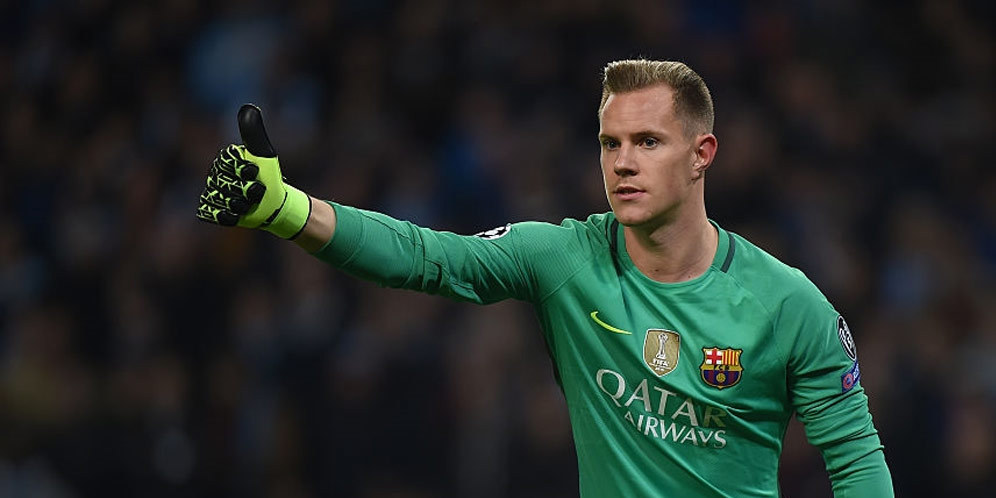 Ungkapan Bahagia Ter Stegen Usai Menang Setengah Lusin Gol