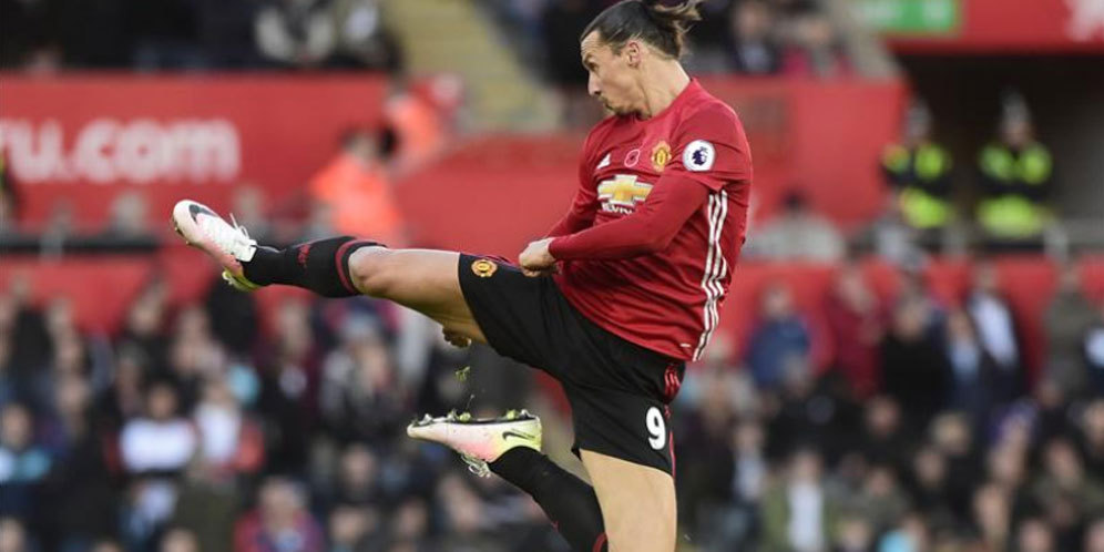 Gol Ibrahimovic Tandai 25.000 Gol Premier League