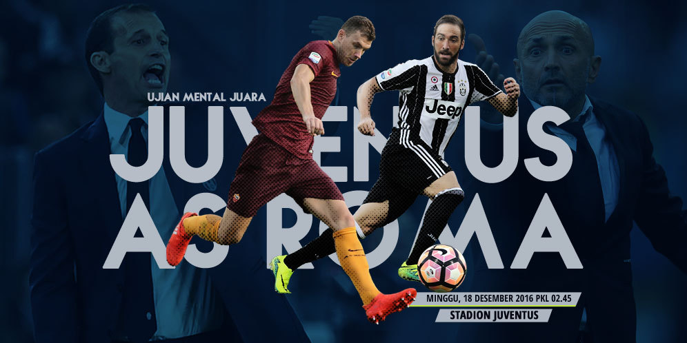 Prediksi Juventus vs AS Roma 18 Desember 2016