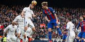 HT Review Barcelona vs Real Madrid: Skor 0-0