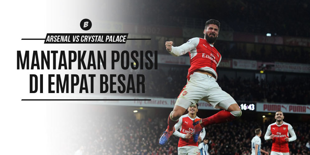 Prediksi Arsenal vs Crystal Palace 1 Januari 2017