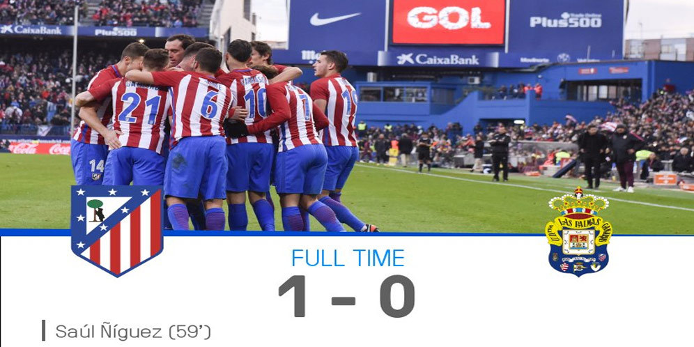 Highlights La Liga: Atletico Madrid 1-0 Las Palmas