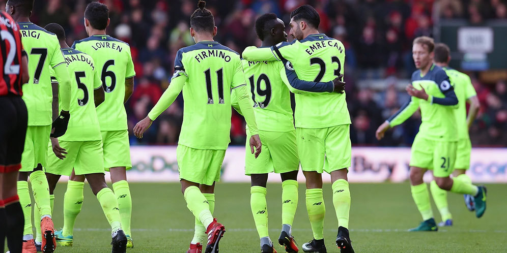 Hasil Pertandingan Bournemouth vs Liverpool: Skor 4-3