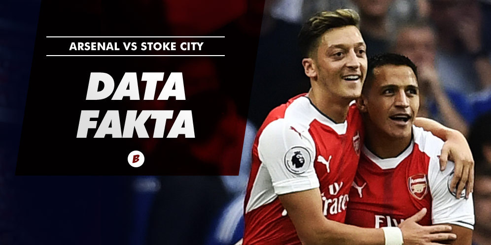 Data dan Fakta Premier League: Arsenal vs Stoke City