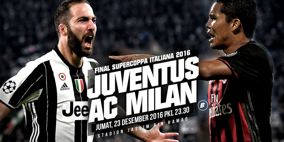 Prediksi Juventus vs AC Milan 23 Desember 2016